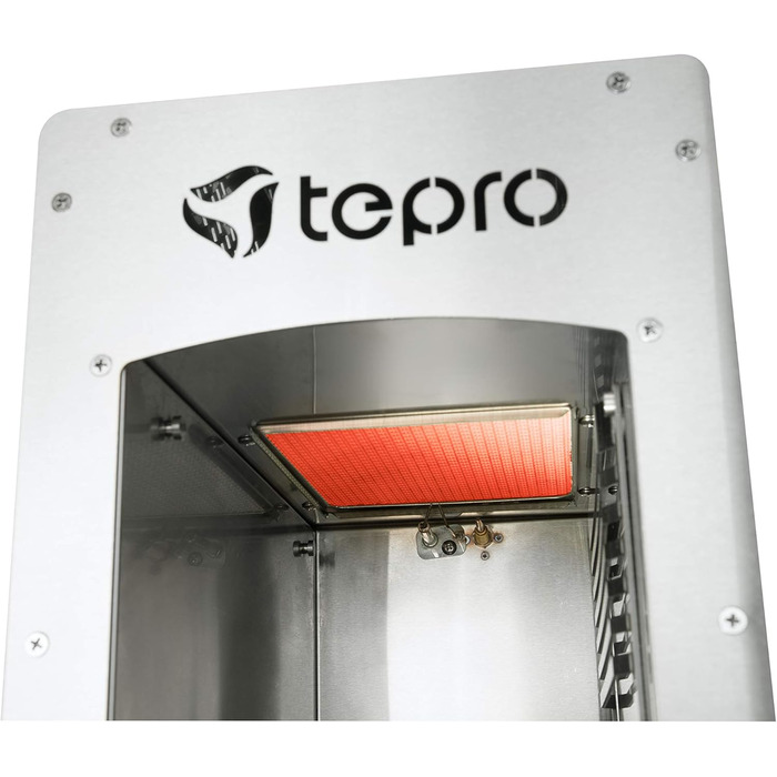 Стейк-гриль Toronto, керамічний інфрачервоний пальник потужністю 3 кВт, газ 800 градусів, розміри приблизно 23 x 56 x 40,5 см, срі