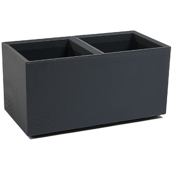 Квітковий горщик Ondis24, Кашпо під бетон Caro, XXL Кашпо на колесах Виготовлено зі 100 переробленого пластику, Велике вуличне кашпо (Антрацит, 80 см) Антрацит 80 см