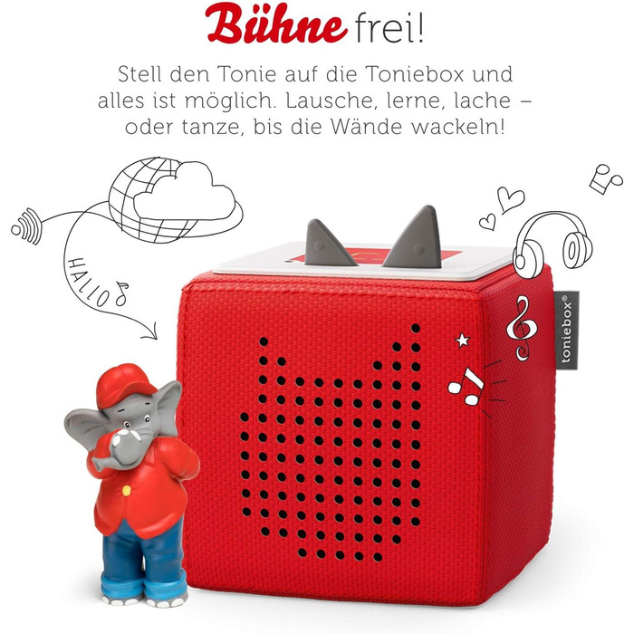 Аудіофігурки для Toniebox радіоп'єса Benjamin BLMCHEN - EIN Tr fr alle Flle figure - 18 захоплюючих історій - бл. 61 хв - від 3 років - НІМЕЦЬКА