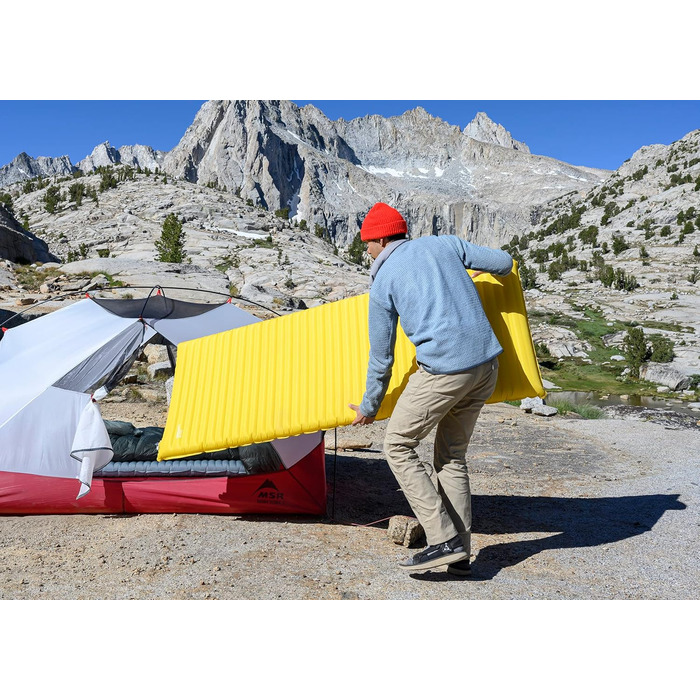 Килимок для сну Therm-a-Rest NeoAir Xlite NXT MAX RW Solar Flare Regular Wide (64 x 183 см) з оригінальною сумкою для зберігання