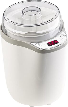 Йогуртниця Rosenstein & Shne Йогуртниця XL для грецького йогурту, натурального йогурту та багато іншого, 1,8 л (йогуртова машина, йогуртниця, йогуртниця)