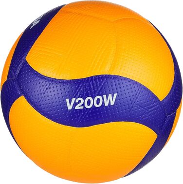 Професійний волейбольний м'яч Mikasa V200W (FIVB Official Game Ball), Змагальний рівень, 18 панелей, Технологія Double Dimple, Розмір 5
