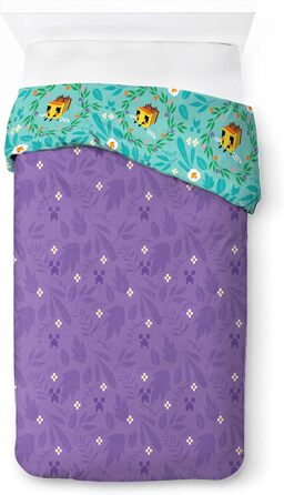 Постільна білизна Jay Franco Minecraft з квітковим візерунком - односпальний комплект постільної білизни з наволочкою 50 x 70 см б