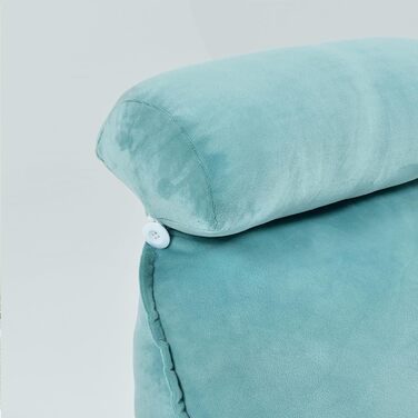 Подушка для читання зі спинкою, Портативна подушка для читання, Подушка для читання з підлокітниками, Ідеально підходить для роботи, читання або гри на ліжку/дивані/підлозі Зелена