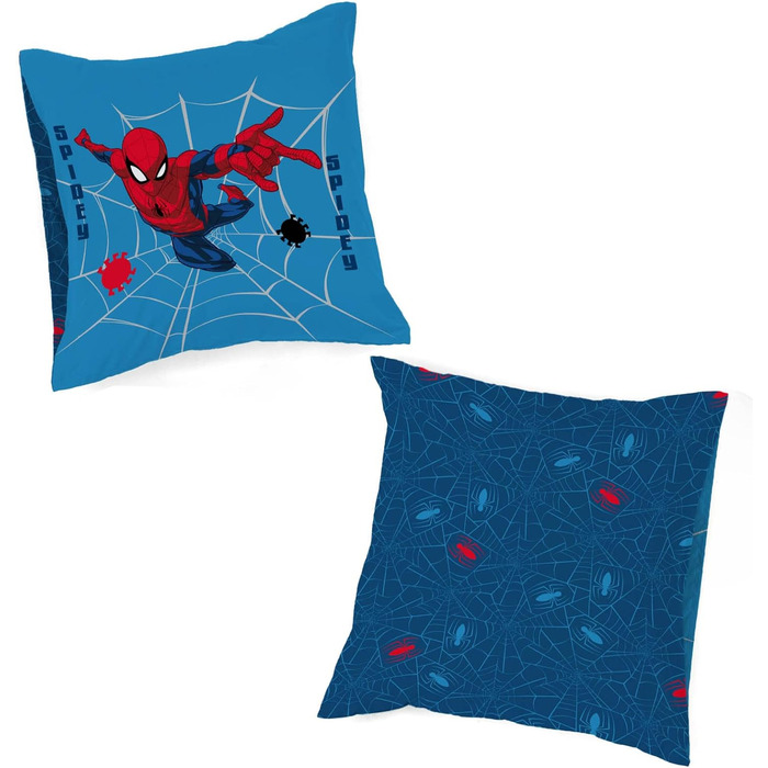 Комплект дитячої постільної білизни Marvel Spiderman Spidery Faces 100 бавовна односпальне ліжко 135x200 см - підодіяльник наволоч