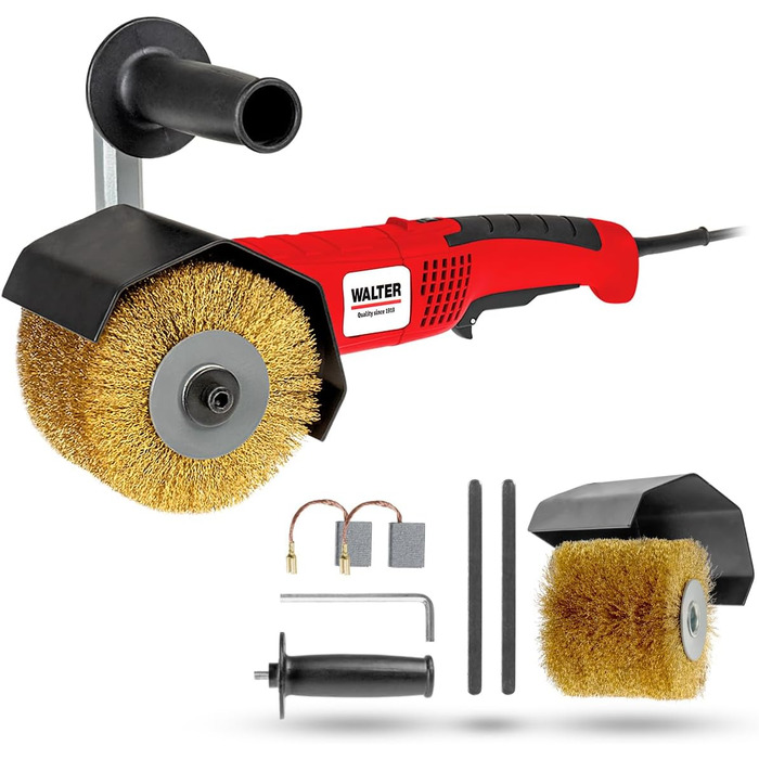 Щіткова шліфувальна машина WALTER 1300 Вт - потужна роликова шліфувальна машина, шліфувальна машина для зовнішніх робіт, сатинувал