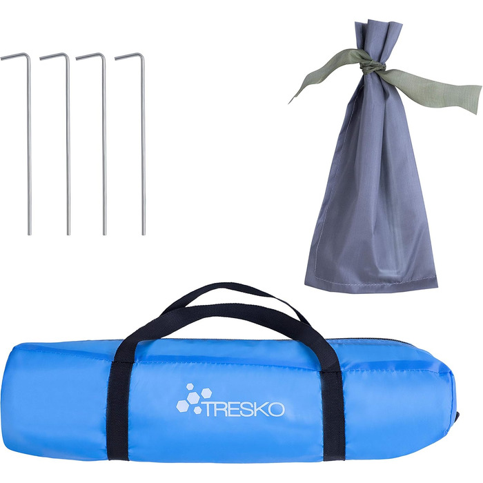 Пляжний намет TRESKO з сумкою для перенесення Пляжний намет із захистом від ультрафіолету 50 Маленький розмір у упаковці Водонепроникний та повітропроникний