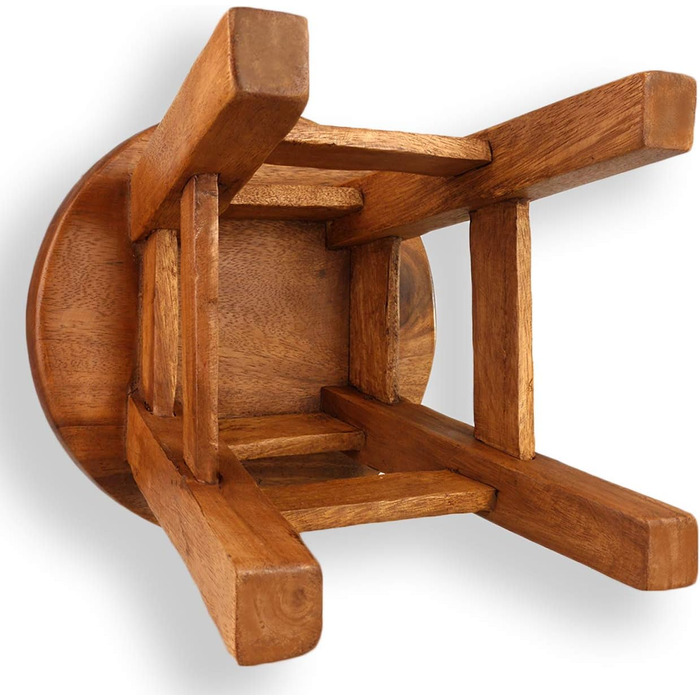 Універсальний дитячий табурет круглий дерев'яний табурет з масиву дерева з тваринним мотивом сонечко з багатьма можливими варіанта