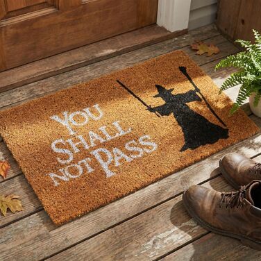 Килимок для дверей getDigital You Shall Not Pass - Килимок для дверей із відомою фентезійною сценою - Кокосове волокно
