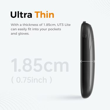 Електричні грілки для рук OCOOPA, 2 шт. з магнітною основою, портативний підігрів, 5000 мАг, 3 рівні нагріву, компактні для рукавичок, кишенькові, зимові предмети першої необхідності, подарунки-заповнювачі адвент-календаря для чоловіків та жінок, чорні