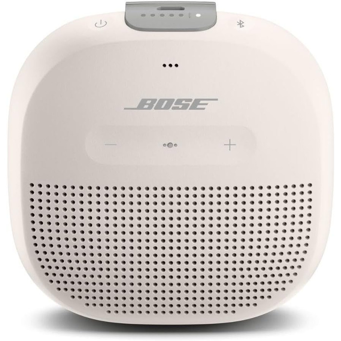 Колонка Bose SoundLink Micro Bluetooth маленька портативна, водонепроникна колонка з мікрофоном, біла Біла Біла одинарна