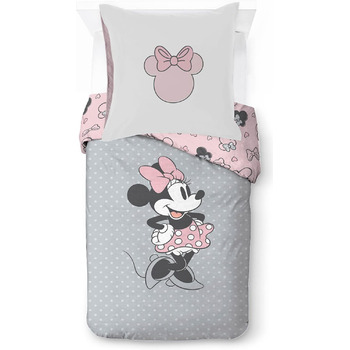 Комплект дитячої постільної білизни Disney Minnie One of a Kind 100 бавовняний односпальний розмір 135x200 см - підодіяльник навол