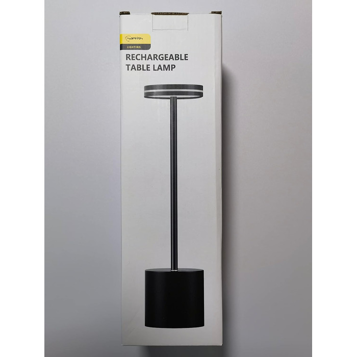 Світлодіодна настільна лампа Hapfish Акумуляторна батарея, 5000 мАг сенсорна настільна лампа з регулюванням яскравості, настільні