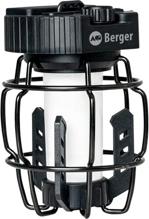 Ліхтар для кемпінгу BERGER Trueno Акумуляторний світлодіодний кемпінговий ліхтар із зарядкою через USB Вуличний ліхтар із регульованою яскравістю Бездротовий аварійний ліхтар, ідеально підходить для відключень електроенергії, наметів, походів та майстерен