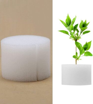 Гідропонна губка. Гідропоніка без грунту. Вирощування овочів. Садівництво. Овочева рослина. Система гідропоніки., 50 шт.