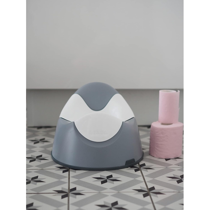 Дитячий горщик - Ергономічний горщик для дітей - Не ковзає - Гігієнічний - Легко миється - Туалетна вставка з ручками - Зроблено у