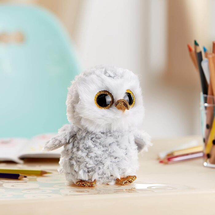 Сова - Beanie Boo, колекційний м'який плюшевий ведмедик - 15 см