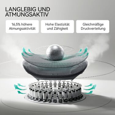 Ергономічне офісне крісло Hbada E3 Pro 3-зонна поперекова підтримка 4D підголівник 6D підлокітники Підставка для ніг Регульована висота Ідеально підходить для домашнього офісу та ігор сірого кольору E3 Pro