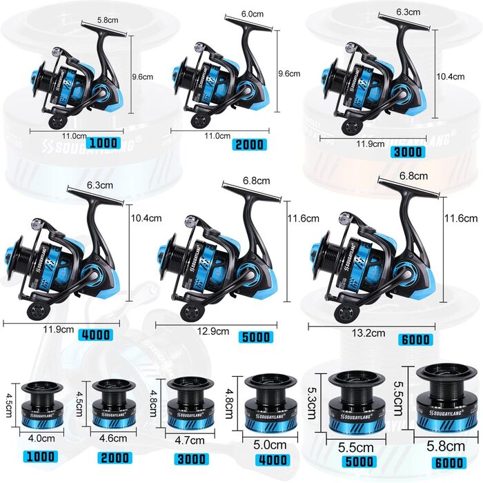 Котушка для спінінга Sougayilang SL 5.21. Високошвидкісна металева котушка. Потужні спінінгові котушки для риболовлі. Риболовля на коропа. Риболовля на щуку.
