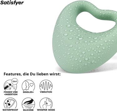 Вібратор та ерекційне кільце Satisfyer Perfect Pair 3, 2-в-1, силікон, водостійке, 12 режимів