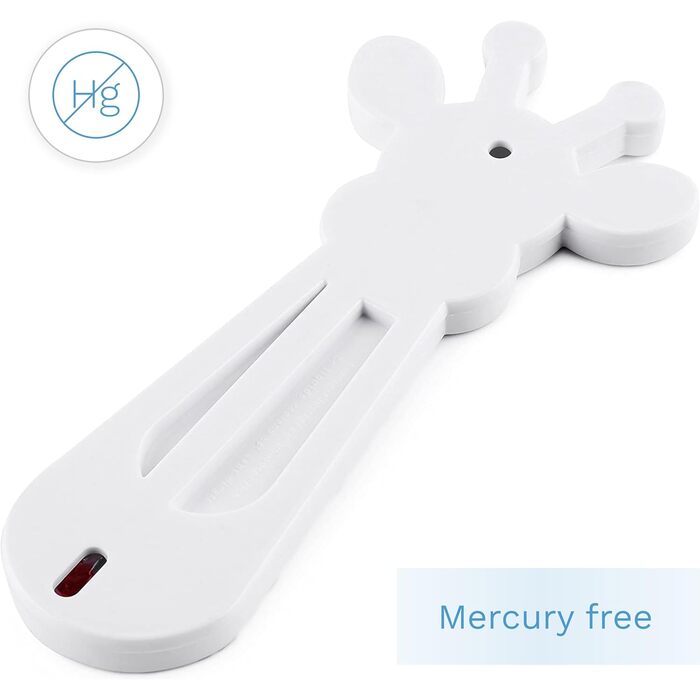 Плаваючий термометр для ванни Baby Safe, Giraffe (фіолетовий)