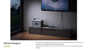 Балконна електростанція, накопичувач енергії &quotвсе в одному&quot потужністю 2048 Втгод з 4 MPPT, вхідна потужність фотоелектричних систем 2600 Вт для балконних електростанцій (0 ПДВ) (NEXA2000), 2000