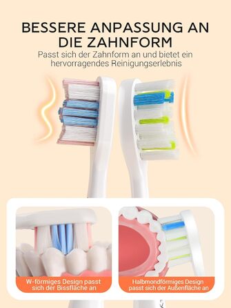 6 ttes de brosse dents et 4 modes tanche selon IPX7 (blanc), 6 ttes de brosse dents et 4 modes tanche selon IPX7 (blanc)