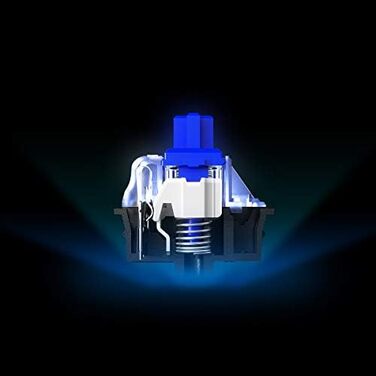 Механічна ігрова клавіатура - Інтелектуальний OLED-дисплей - Синій перемикач - Англійська (QWERTY) розкладка - Стандартна клавіату