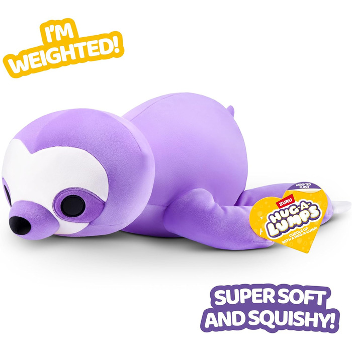 Утяжелена плюшева іграшка Hug-A-Lumps, лінивець, 23 см