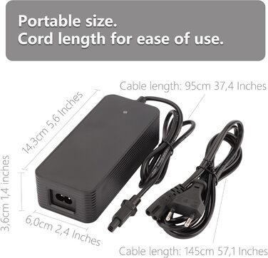 Зарядний пристрій 53,5 В 2 А для універсального адаптера швидкої зарядки NIU KQi3/KQi3 Pro/KQi3 Max/KQi3 Sport / KQi2/KQi2 Pro