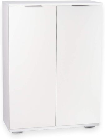 Білий комод, шафа для документів, 80,2 x 109,5 x 35 см, шафа для файлів, багатоцільова шафа, книжкова шафа, офісні меблі, комбінований, універсальна шафа, шафа для зберігання, офісні меблі