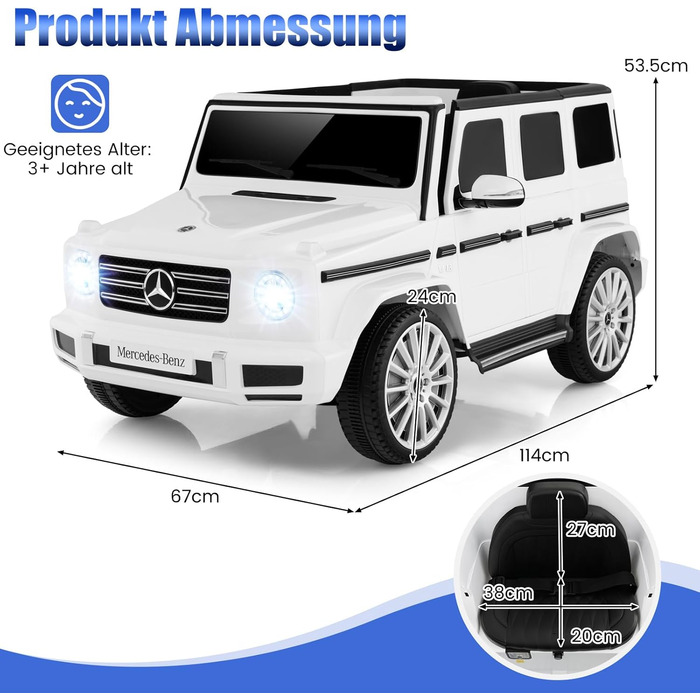 Електромобіль для дітей, дитячий автомобіль електричний з пультом дистанційного керування клаксоном музикою світлодіодними вогнями