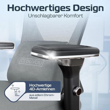 Ергономічне офісне крісло CleverSeat ПЕРЕМОЖЕЦЬ ТЕСТУ Офісне крісло зі 100 індивідуальним регулюванням Офісне крісло та ігрове крісло Комп&39ютерне крісло Ергономічне офісне крісло Обертове крісло 150 кг CleverSeat (антрацит)