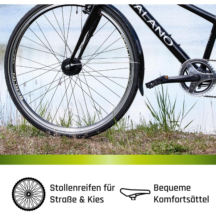 Гірський велосипед Galano Tandem 26 дюймів Nashville 24 швидкості MTB Hardtail чорний/сірий 53/46 см