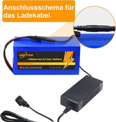 Літієва батарея для електровелосипеда 36V 48V, акумулятор для електричного велосипеда, акумулятор для електричного велосипеда 10AH 14AH 20AH із зарядним пристроєм 2A для двигуна електричного велосипеда та скутера потужністю 0-1000 Вт 36V 14AH