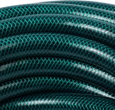 Шланг садовий Relaxdays, 70 метрів, 3/4 дюйма, 3-шаровий, стійкий до перегинів, УФ-стійкий, для поливу саду, зелений