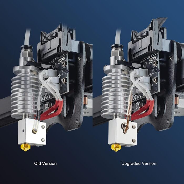 Принтер ANYCUBIC Vyper Hotend V5 J-Head Volcano Nozzle Print Head 24V Керамічний нагрівач Картридж підтримує високошвидкісний друк