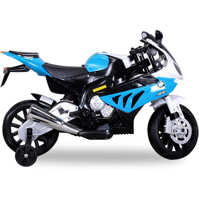 Дитячий електричний мотоцикл BMW S 1000 RR JT528 Ліцензійний -12 Вольт 7 AH акумулятор - 2 x 12 Вольт 35 Вт двигун - Електричний м