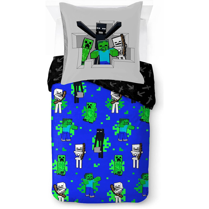 Комплект дитячої постільної білизни з 100 бавовни 135x200 см односпальний розмір - підодіяльник наволочка 80x80 см