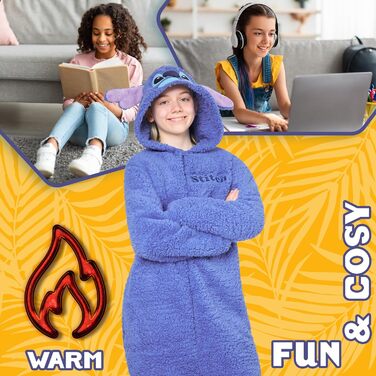 Піжамний комбінезон Disney Стіч 14–15 років, фліс