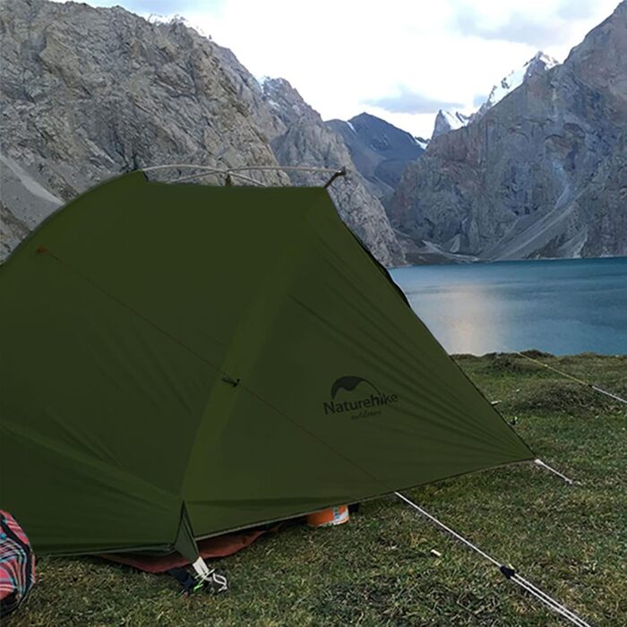 Намет-рюкзак Naturehike Taga Ultralight для 1/2 осіб, лісово-зелений, 2 особи