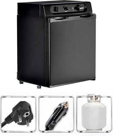 Холодильник для будинку на колесах, газовий холодильник кемпінговий, холодильник 12В 230В газовий для каравану, будинку на колесах