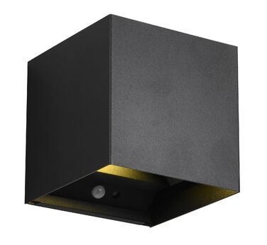 Стільний LED-бра на акумуляторі Reality Talent R27759132, матовий чорний метал, магнітне кріплення, 2 шт. 0.5 Вт, датчик сутінків та руху, двостороннє освітлення (вгору та вниз), зарядка USB-C