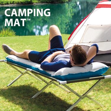 Надувний матрац Intex Camping 72x189x15 см (упаковка з 2 шт.) одномісний