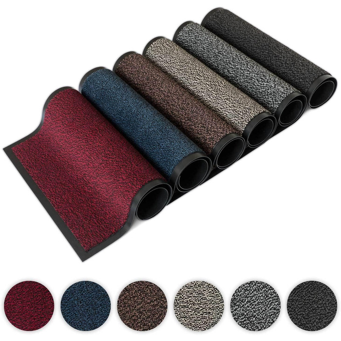 Килимок для захисту від пилу Kettelservice-Metzker Килимок для прибирання Різне Кольори та розміри сіро-чорний строкатий 120 х 180