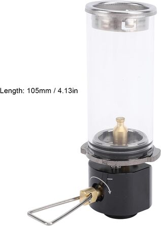 Портативний ліхтар для намету Srliya, газовий ліхтар для кемпінгу, алюмінієвий сплав, латунь, скло, газовий ліхтар для намету на відкритому повітрі, вінтажна газова свічка для походів, піших прогулянок, риболовлі