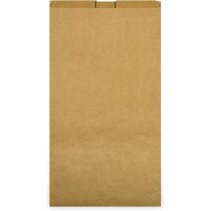 Паперові сміттєві пакети Hypafol Bio, 300 шт. Біорозкладні коричневі пакети для органічних відходів для компостування, органічних відходів та інших відходів Без пластику 1-шарові, місткість 10 л 200x160x360 мм