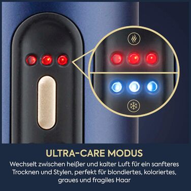 Мультистайлер BaByliss Air Wand фен, випрямляч та стайлер 3-в-1, синій гладкість та об'єм (для всіх типів волосся)