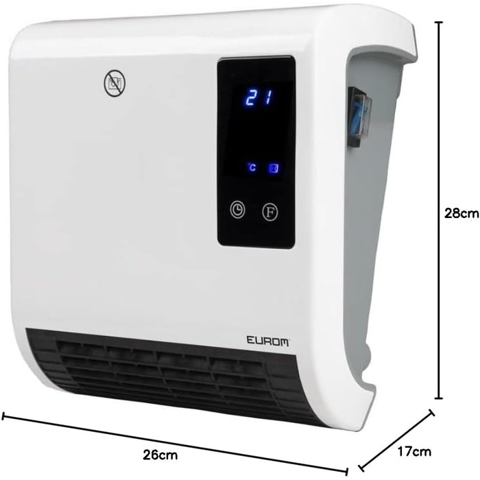 Тепловентилятор Eurom Sani Fanheat 2000R для ванної кімнати