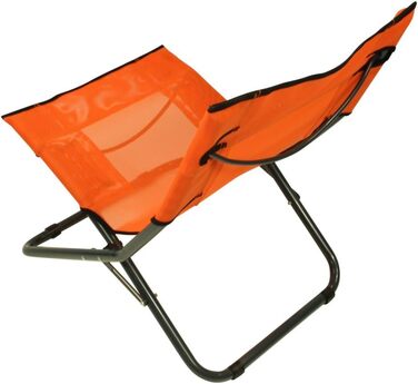 Пляжне крісло Fridani BCO XL Кемпінгове крісло Помаранчеве розкладне крісло ручка для перенесення Повітропроникне садове крісло